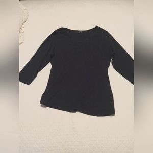 Chaps Women Navy blue pullover top size 2X